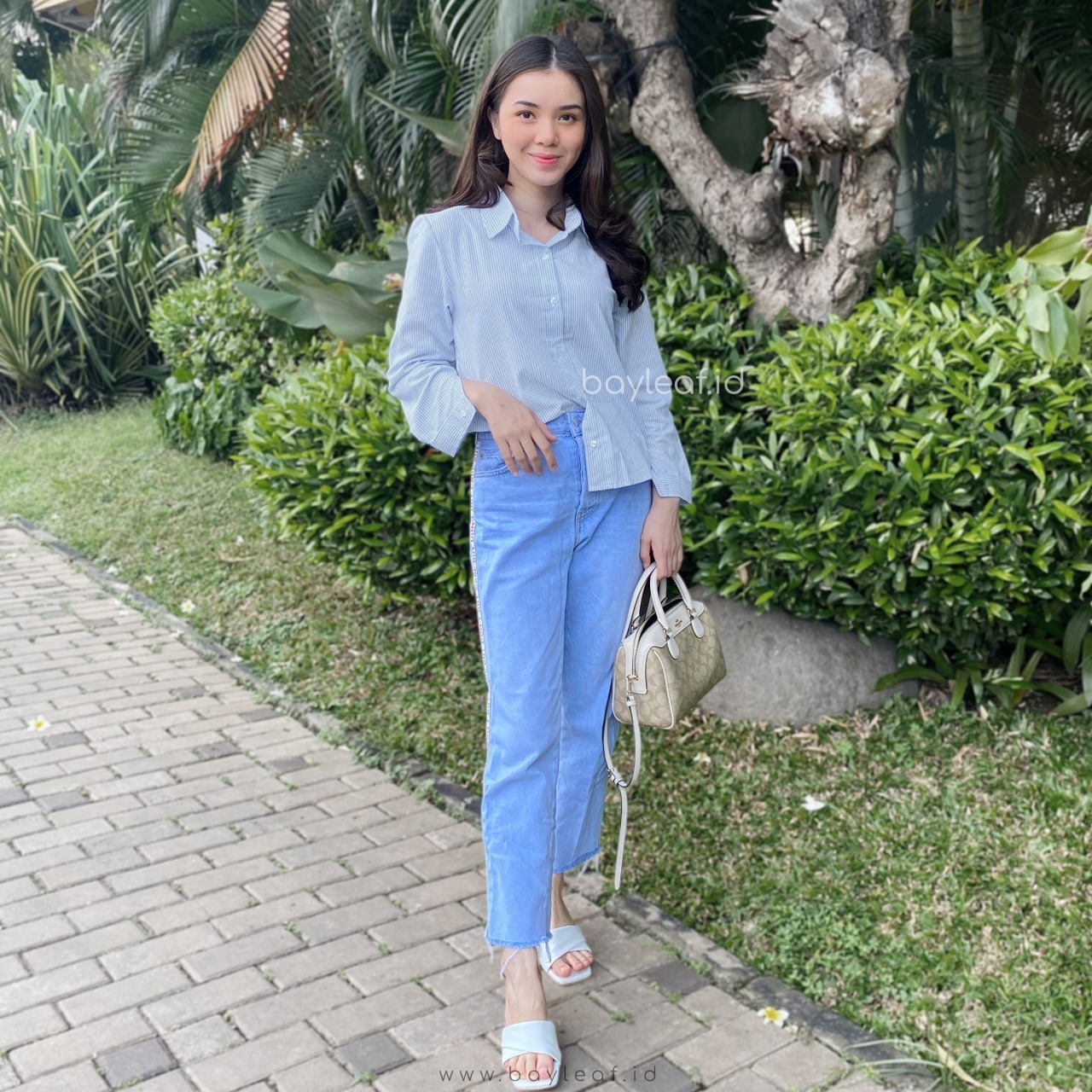 Cheryl Striped Shirt Katun