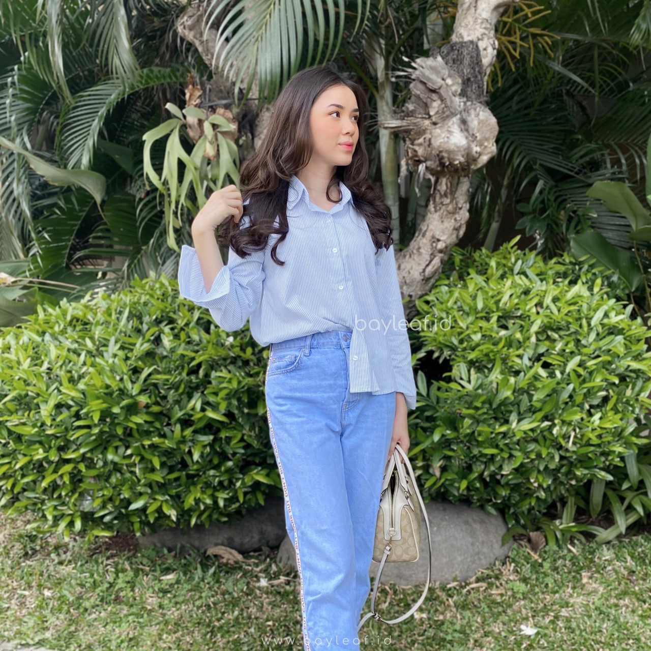 Cheryl Striped Shirt Katun