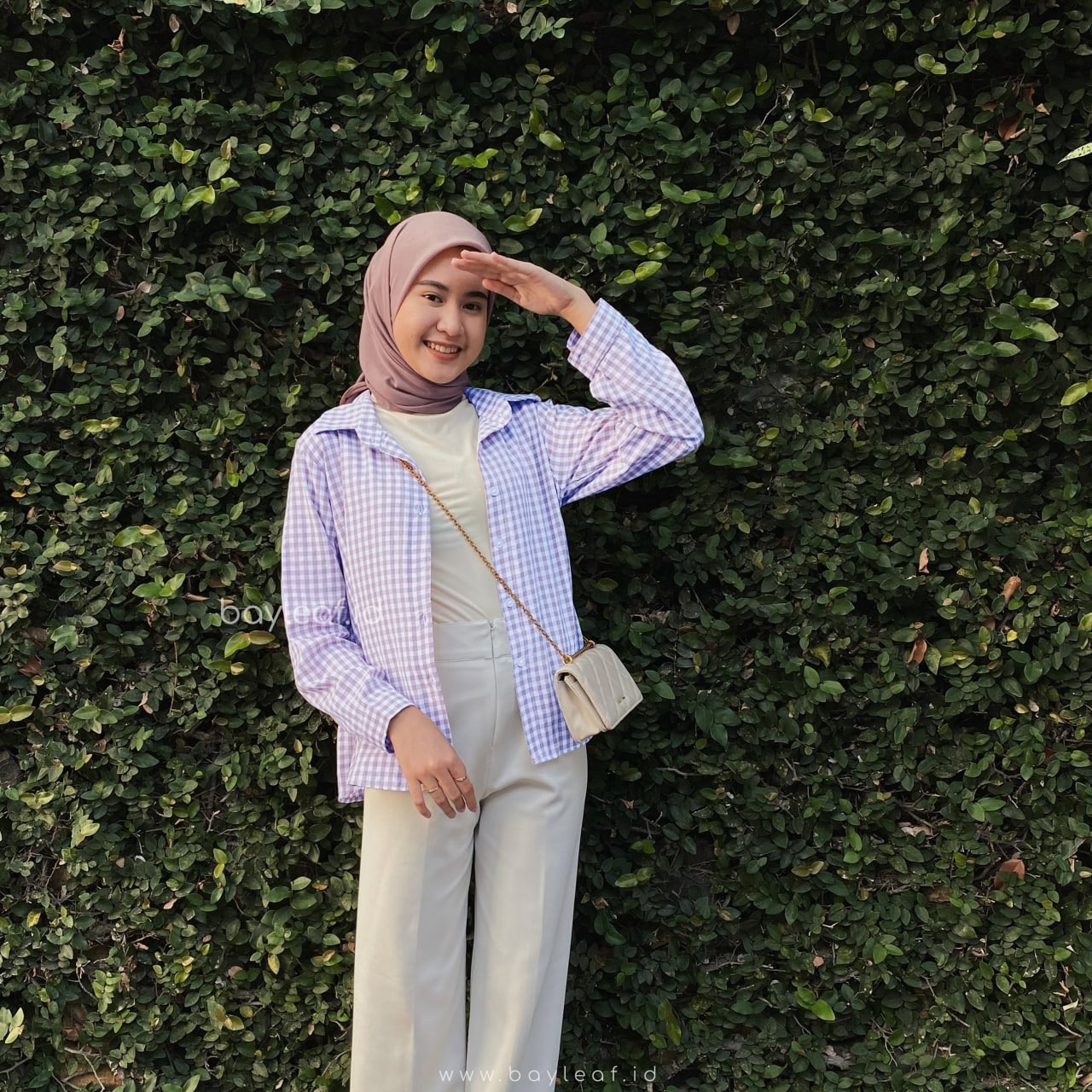 Meyra Mini Plaid Shirt