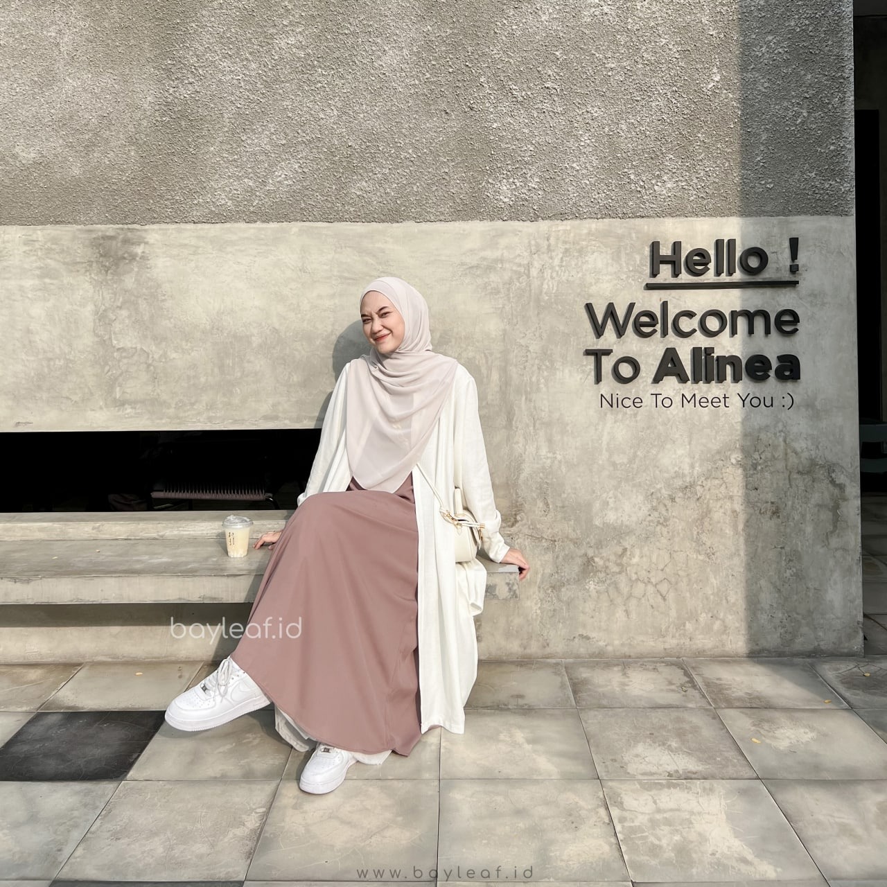 Aera Inner Maxi Dress Lengan Panjang Basic