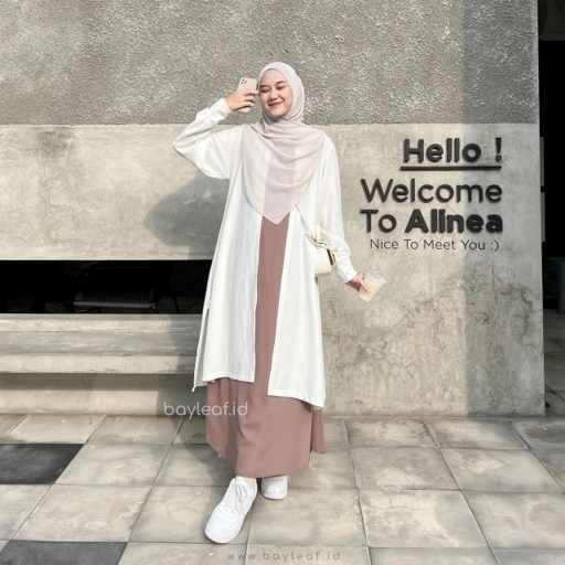 Image of Aera Inner Maxi Dress Lengan Panjang Basic