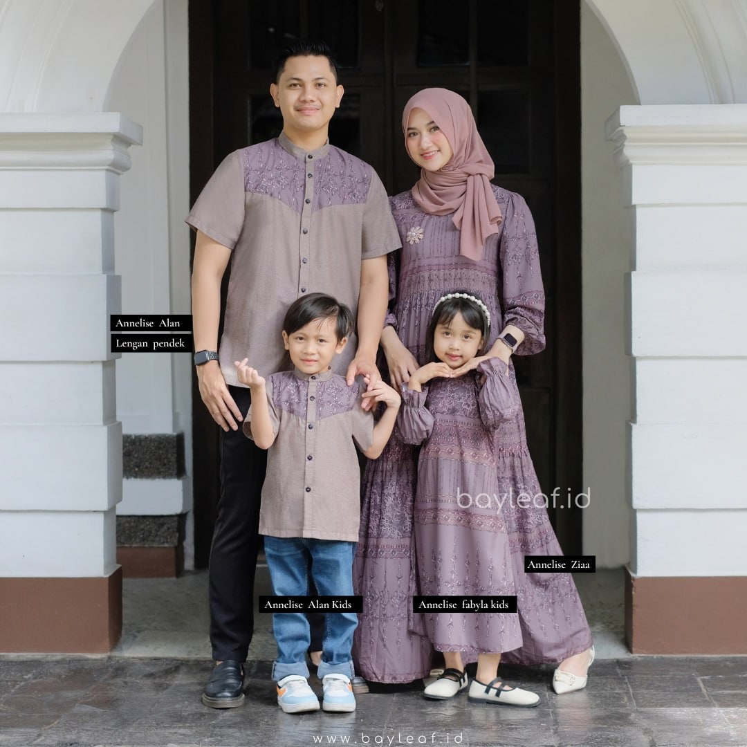 Annelise Alan Kids Atasan Kemeja Anak Lengan Pendek