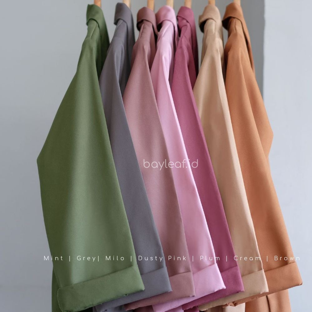 Zenn Blazer Formal Casual Wanita Basic