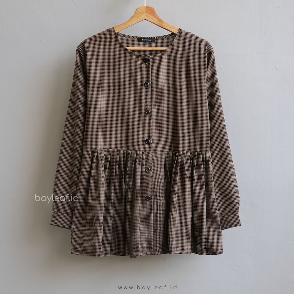 Naomi Blouse Kemeja Casual Small Pattern
