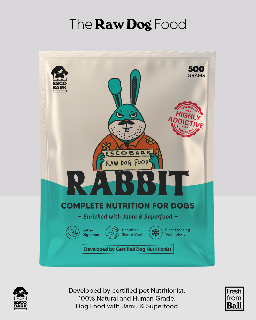 Raw Dog Food RABBIT