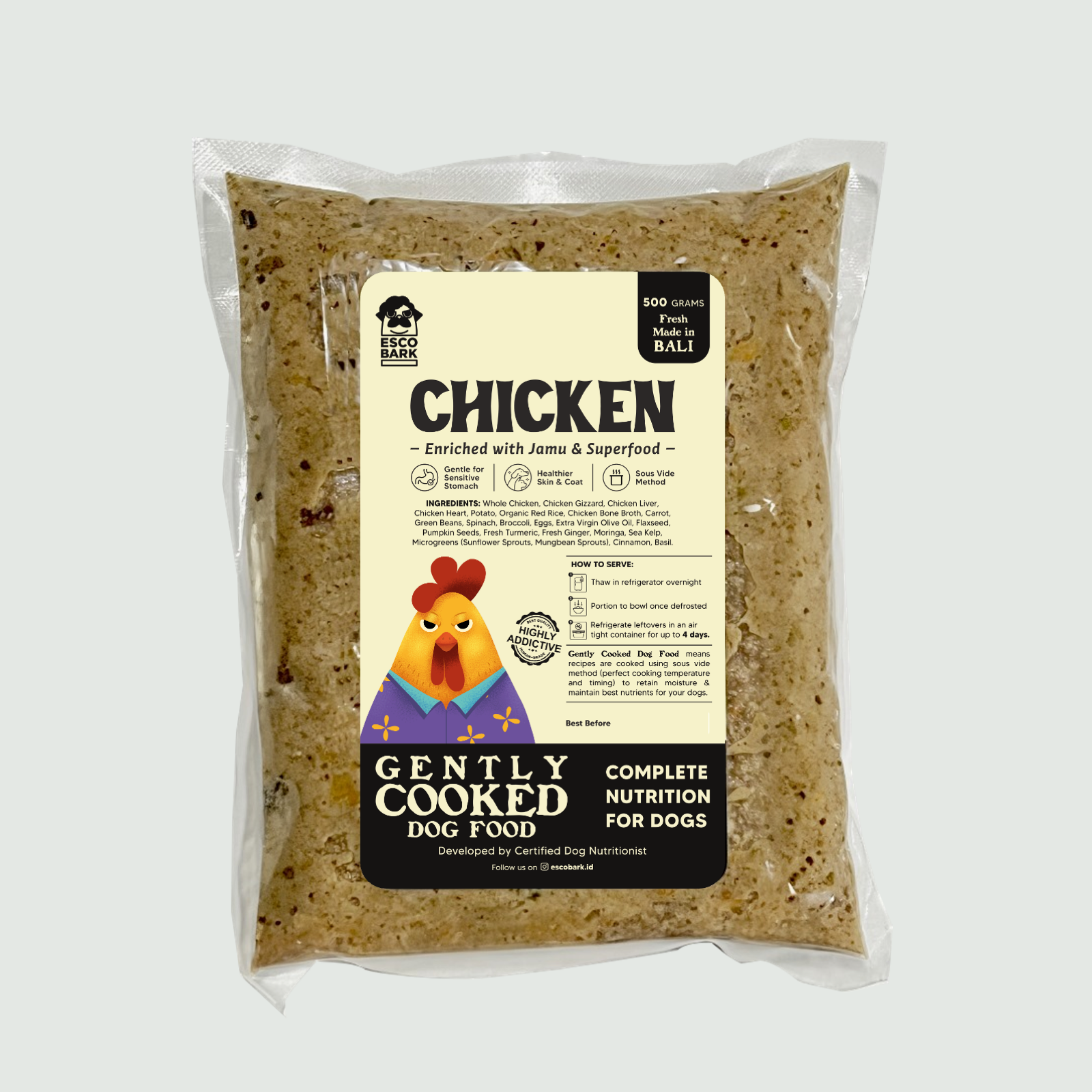 Gently Cooked Dog Food CHICKEN