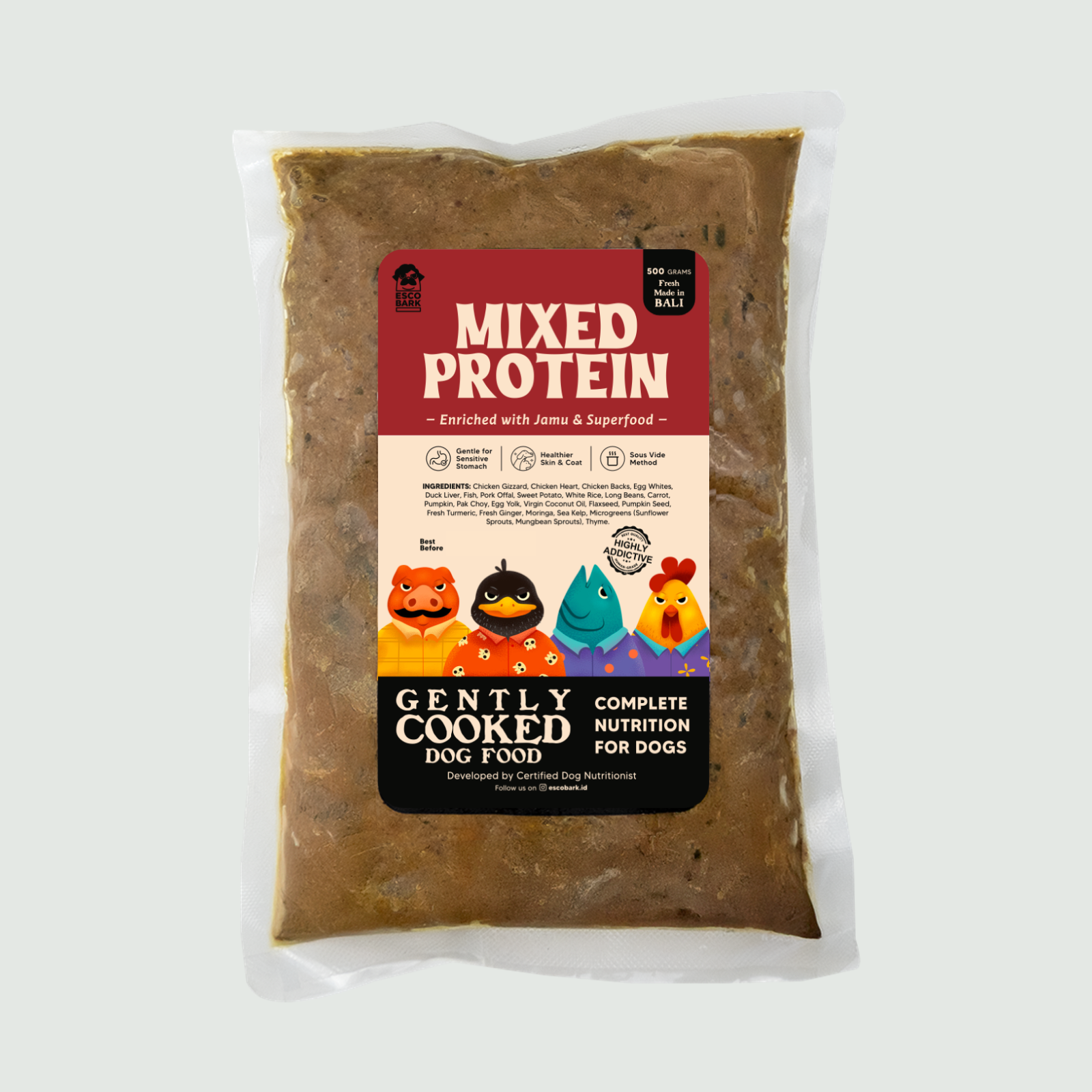 Gently Cooked Dog Food MIXED PROTEIN