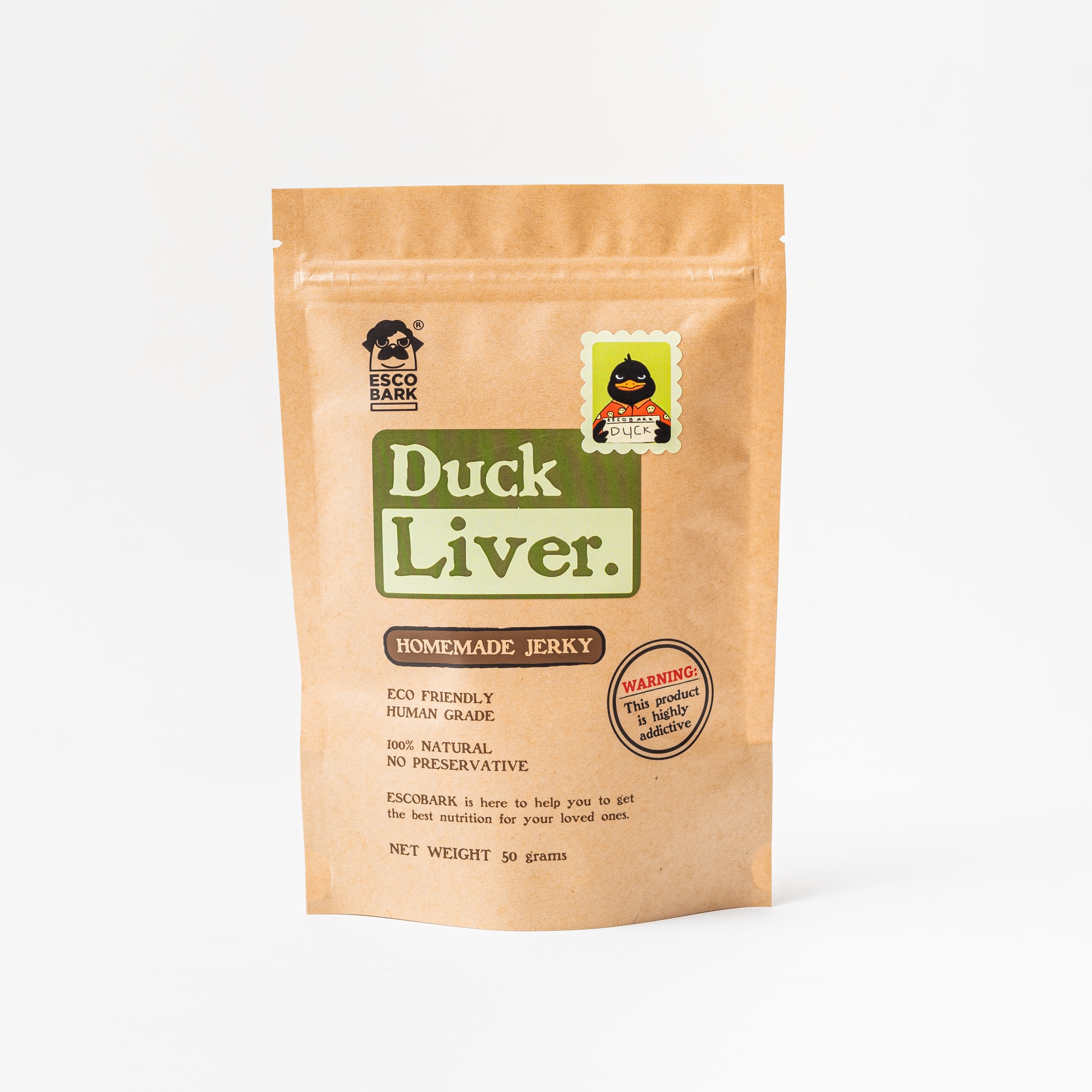 (Hadiah) Escobark Duck Liver 50g