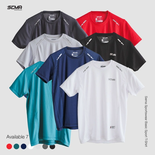 Image of SEMA Pakaian Olah Raga Pria, REGULAR FIT. Bahan Dry Fit, breathable. 