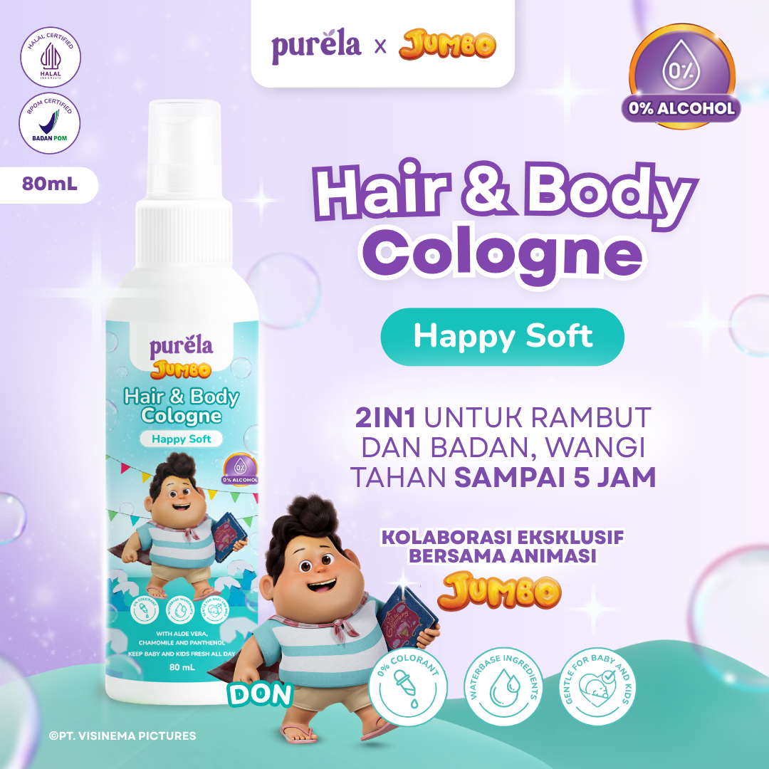 [BUY 1 GET 2] [FREE COLOGNE JUMBO] Purela Nourishing Baby Lotion 185 gram - Natural Skincare - Skincare Baby - Lotion Baby - membantu mengatasi kulit bayi sensitif - Protector Natural Organic Baby Newborn Toddler