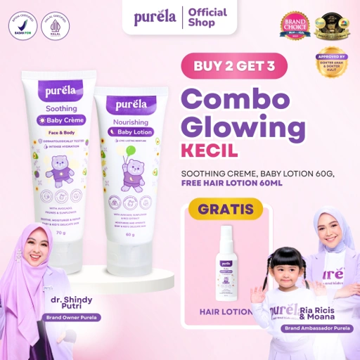 Image of [BEST SELLER] COMBO GLOWING - Glowing dan cerah wajah badan -  Skincare Untuk Membantu Mengatasi dan  Perawatan  Skin  Booster Pada Kulit Sensitif Pada Bayi -  Natural Organik Alami