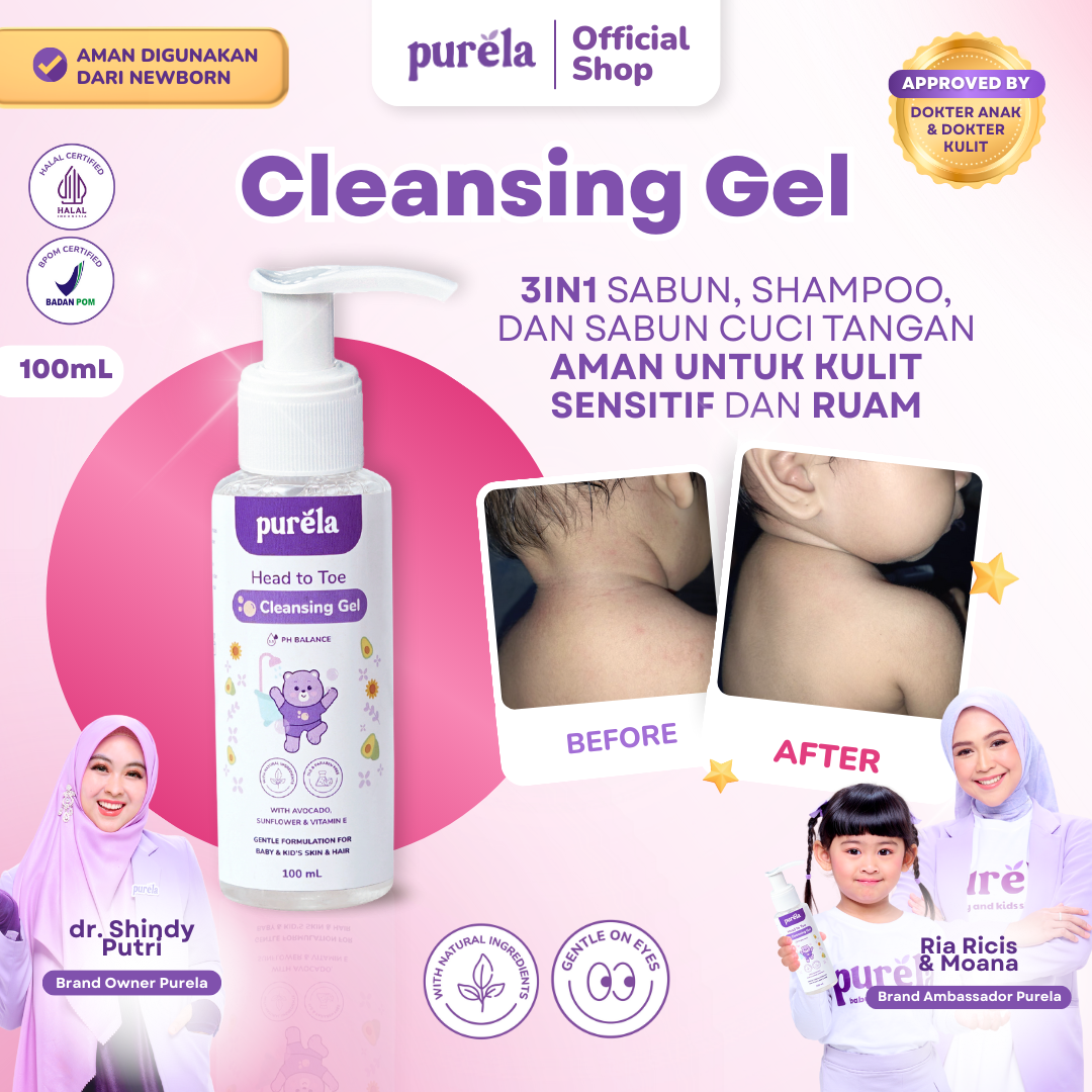 [OFFICIAL] Cleansing 100 ml - Gel 250ml - Natural organic - Non SLS - Non Paraben