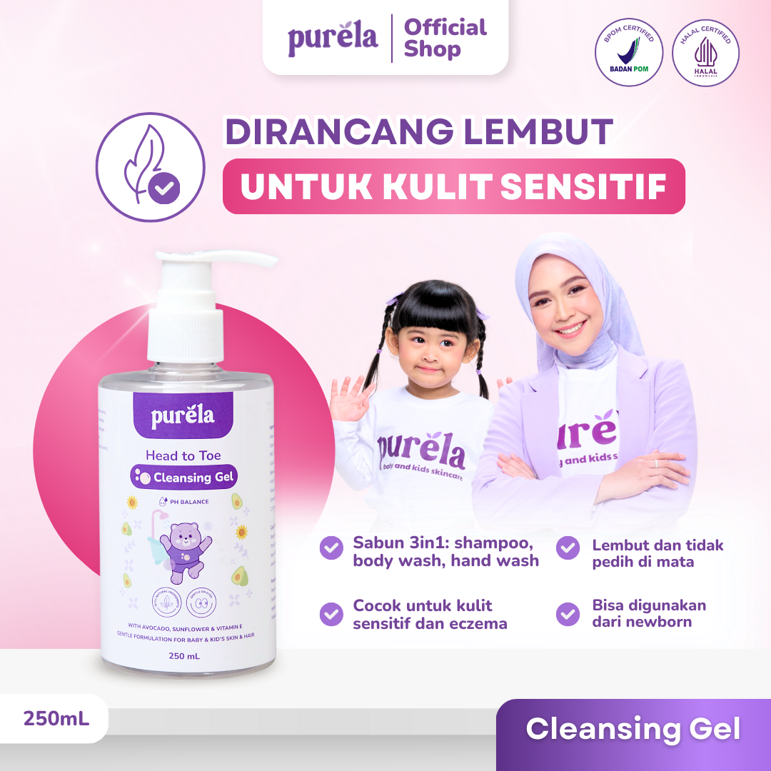 FRESH AND CLEAN JUMBO - Noursing Baby Lotion 185g & Head to Toe Cleansing Gel 250ml