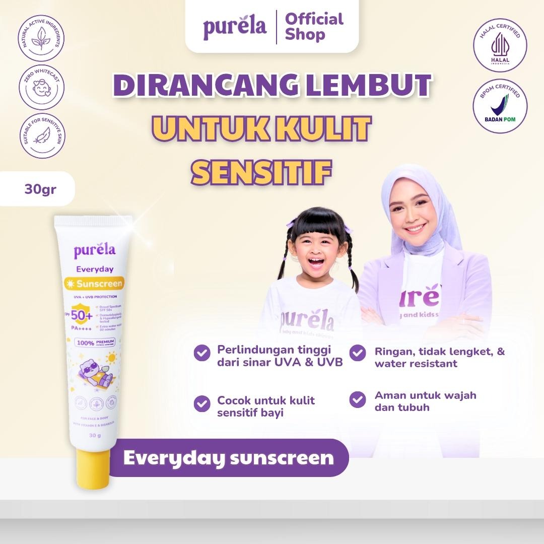 [Official] Glow N Go For Baby - Sunscreen, Parfum anak Purela x Jumbo Film , Aman untuk anak 6 bulan + non alcohol dan anti iritan - wangi premium tahan hingga 5 jam +