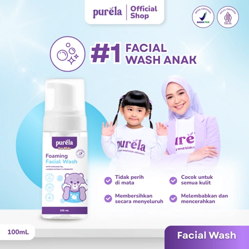 Image of [Official] PURELA GENTLE GLOW - [FREE GOODNITE OIL] Skincare untuk bayi dan anak Mencerahkan Membersihkan Kulit Wajah - Aman untuk kulit sensitif - Dermatologically tested