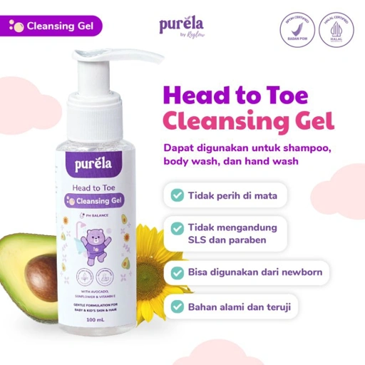 Image of PURELA - Baby Hair Lotion & Head to Toe Cleansing Gel