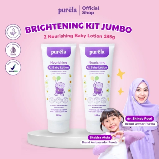 Image of BRIGHTENING KIT JUMBO - 2 Nourishing Baby Lotion 185g