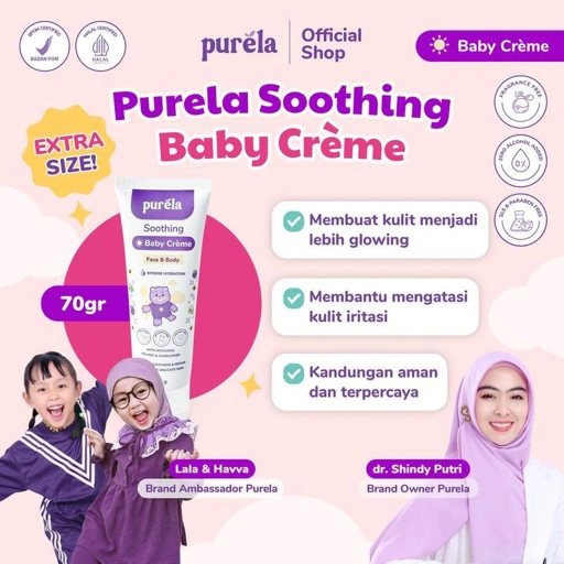 Image of TRIPLE SHINING  - BABY LOTION, HAIR LOTION, SOOTHING BABY CREME