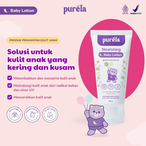 Image of COMBO GLOWING JUMBO - Soothing Baby Cream 70g & Nourishing Baby Lotion 185g