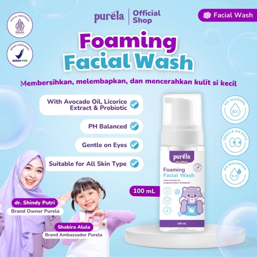 Image of [Official] Purela Bubble Kit - Foaming Facial Wash & Cleansing Gel Free Goodnite Oil | HERO INGREDIENTS