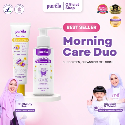 Image of [BEST SELLER] Morning Care Duo - Sunscreen, Cleansing Gel