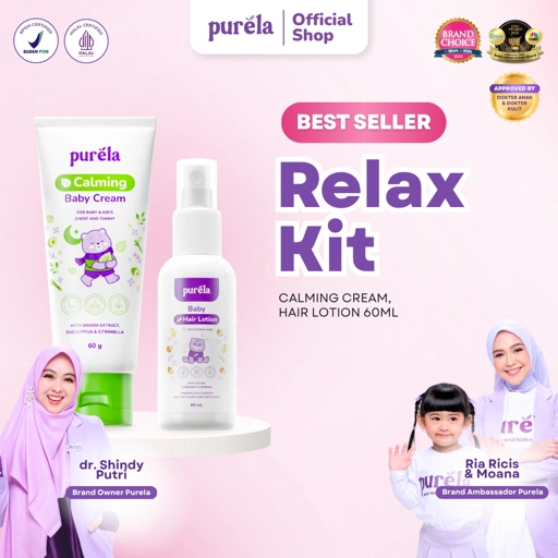 Image of [BEST SELLER] Relax KIT - Calming Cream, Hair Lotion 60 ml