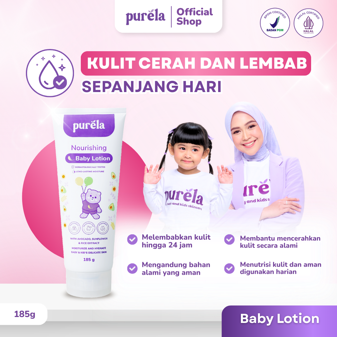 FRESH AND CLEAN JUMBO - Noursing Baby Lotion 185g & Head to Toe Cleansing Gel 250ml