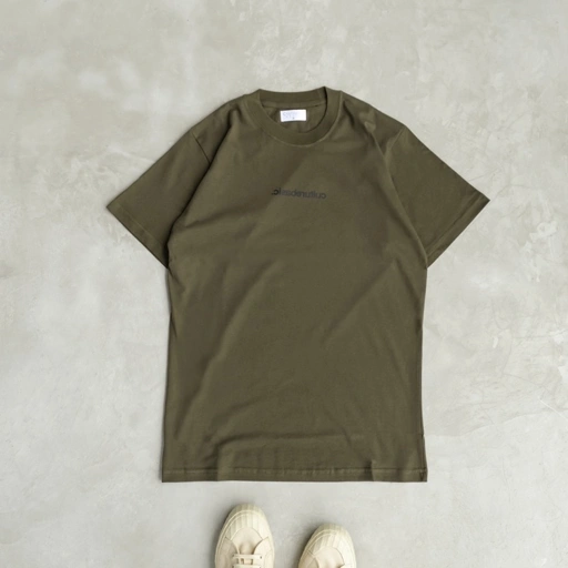 Image of Culture Basic | Mirror Tshirt Olive Black