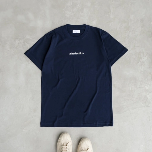 Image of Culture Basic | Mirror Tshirt Navy