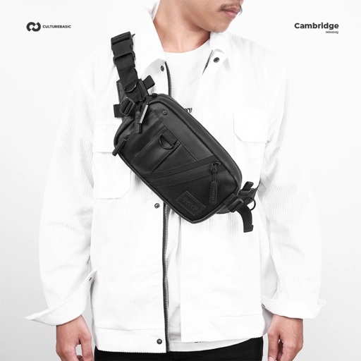 Image of Culture Basic | Cambridge Waistbag Slingbag Waterproof Tas Pinggang Selempang Ringan Anti Air Pria Wanita
