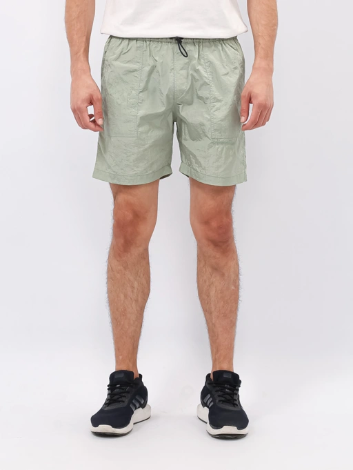 Image of THANKSTOME BOARD SHORT CELANA PENDEK SANTAI CASUAL MODEL SERUT SAGE GREEN - MOUNTA SERIES
