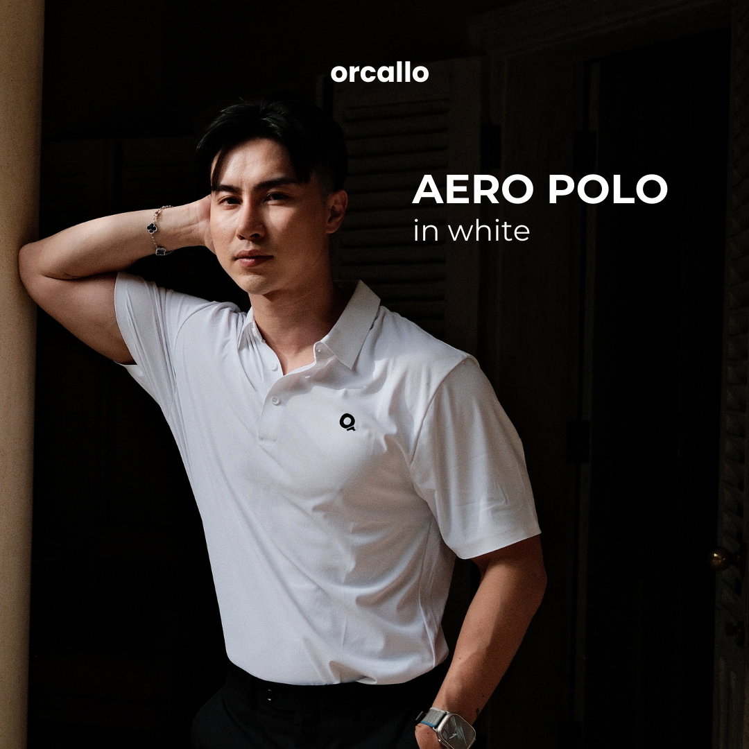 Aero Polo Shirt in White