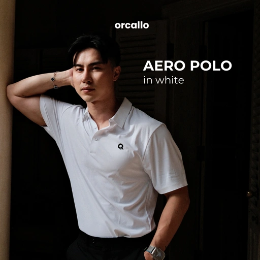Image of Aero Polo Shirt in White