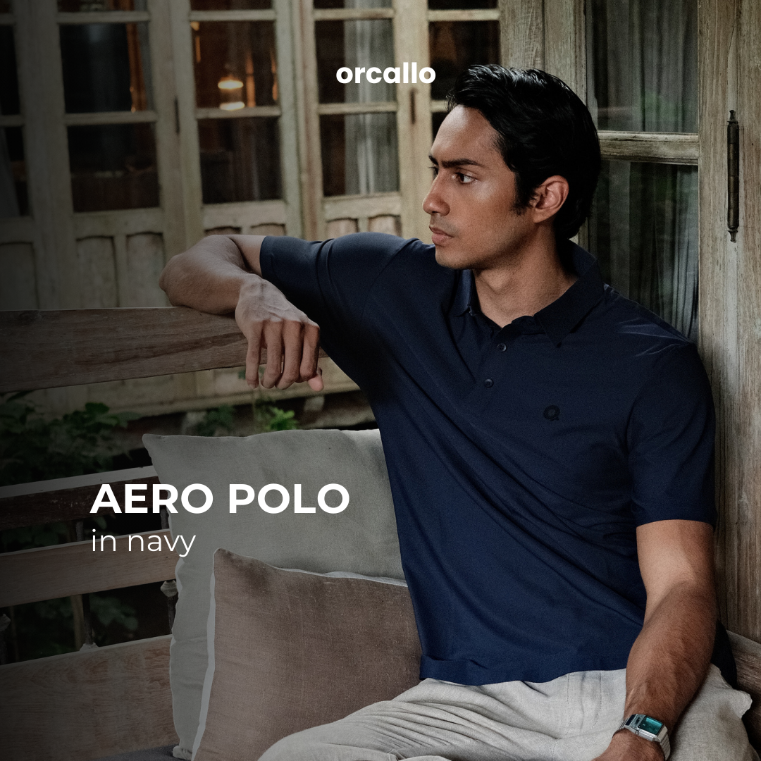 Aero Polo Shirt in Navy