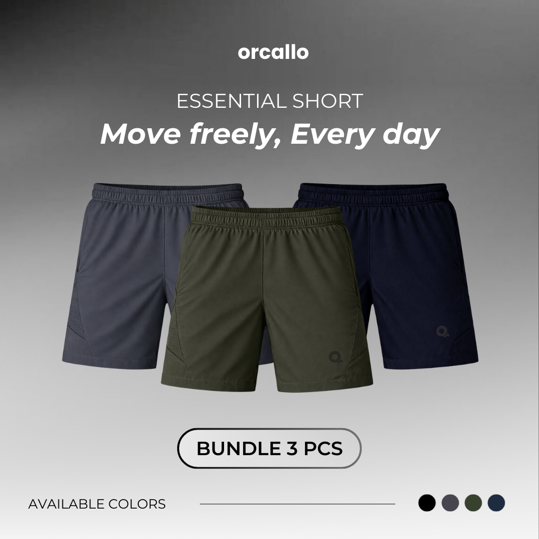 Essential Short Orcallo (3 Pcs)
