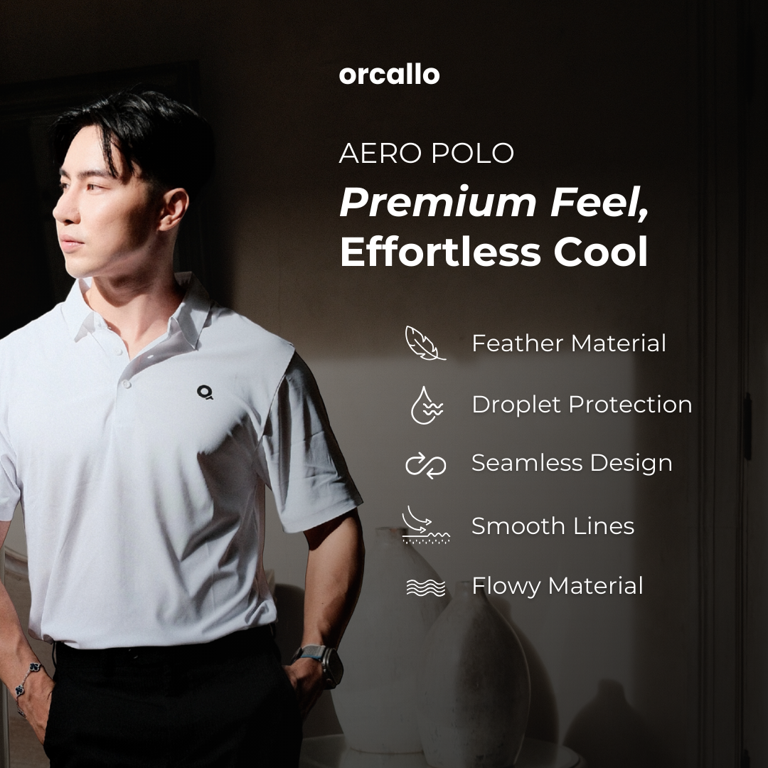 Aero Polo Shirt in White