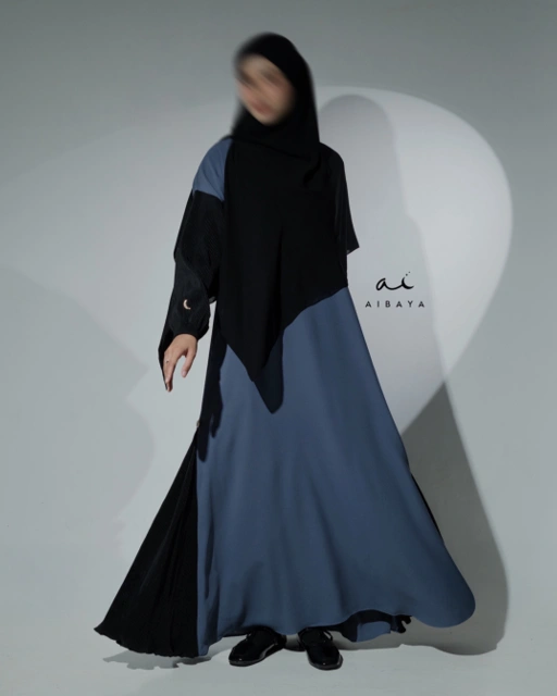Image of Madina Abaya (Crown Denim)
