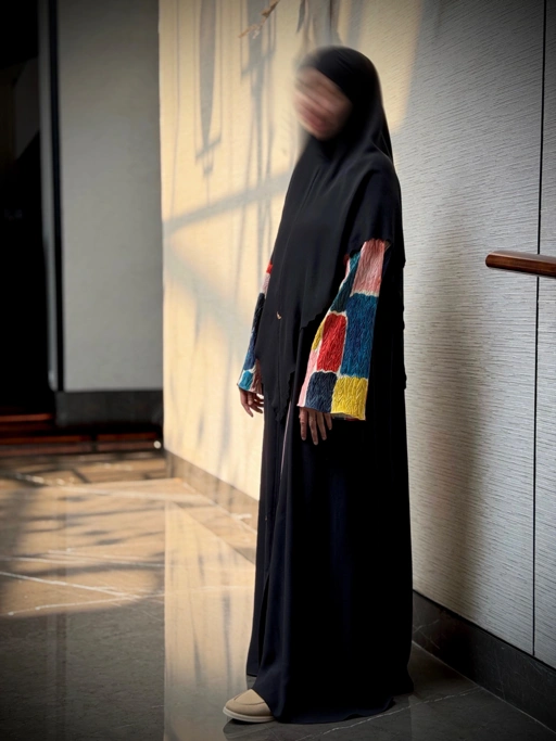 Image of Black Mosaic Abaya