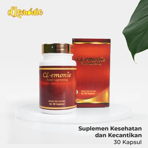 Image of D'lemonie – Collagen CL-Emonie 30 Kapsul – Suplemen Kesehatan dan Kecantikan Kulit – Herbal Alami