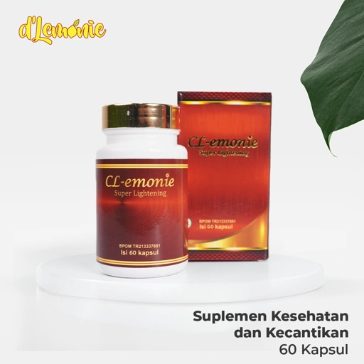 Image of D'lemonie – Collagen CL-Emonie 60 Kapsul – Suplemen Kesehatan dan Kecantikan Kulit – Herbal Alami