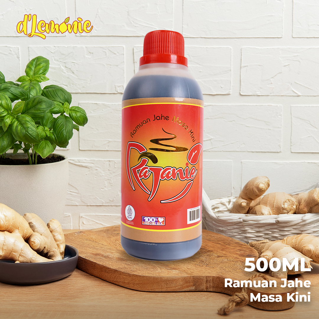D'lemonie – Rajanie Ramuan Jahe Tradisonal 500ml – Minuman Herbal Alami