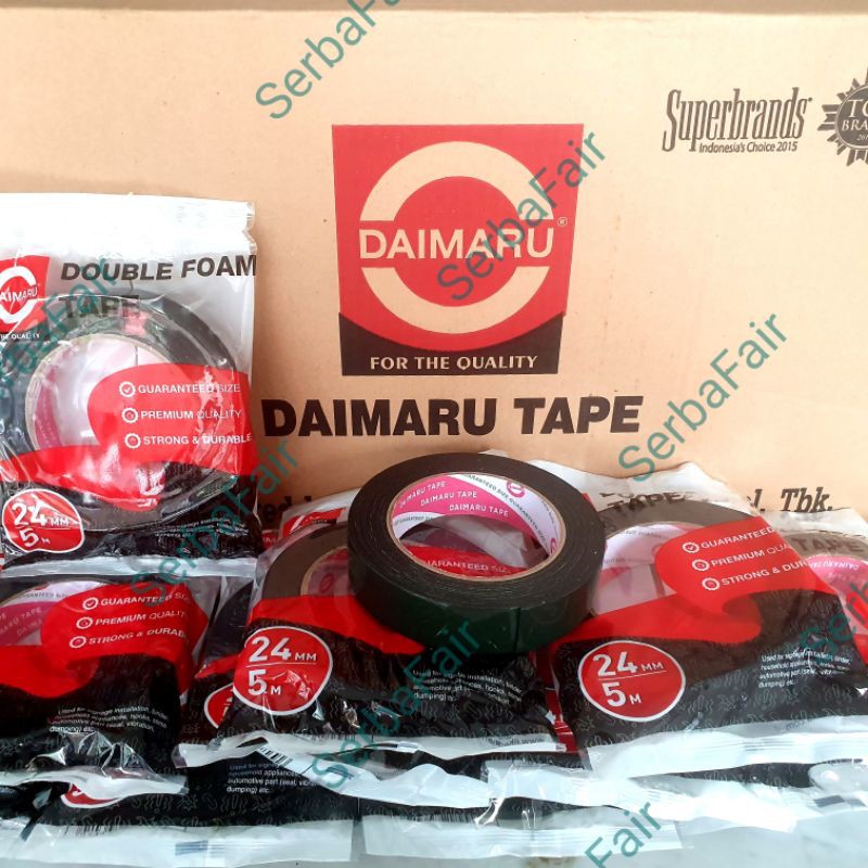 Double Foam Tape Daimaru 24mmx5Meter