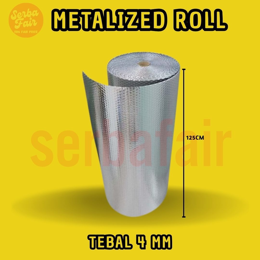 Aluminium Foil Bubble / Insulasi Atap / Peredam Panas METERAN 1.2Mx1M