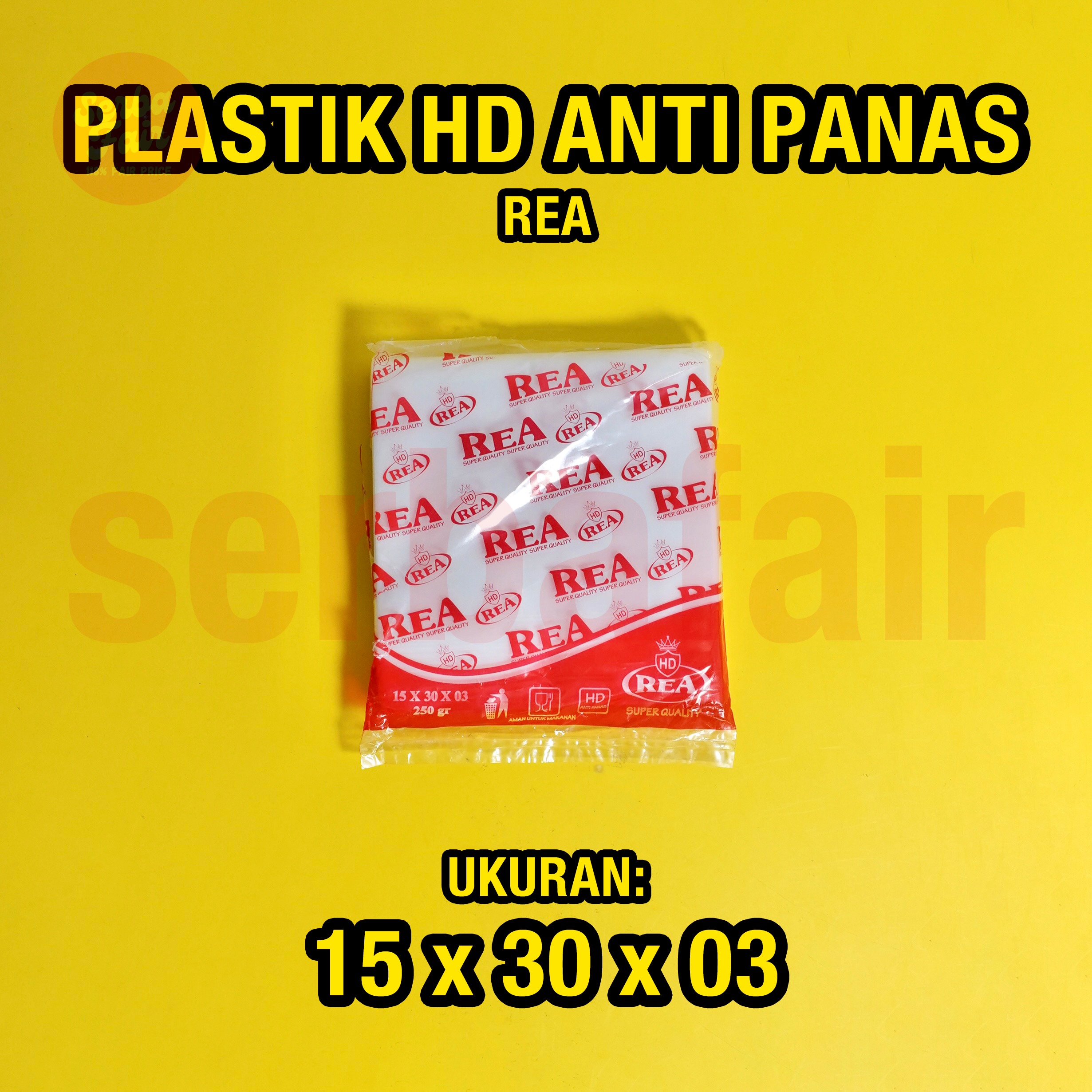 Plastik HD REA No Pond Tebal Tanpa Plong Packing Online Shop