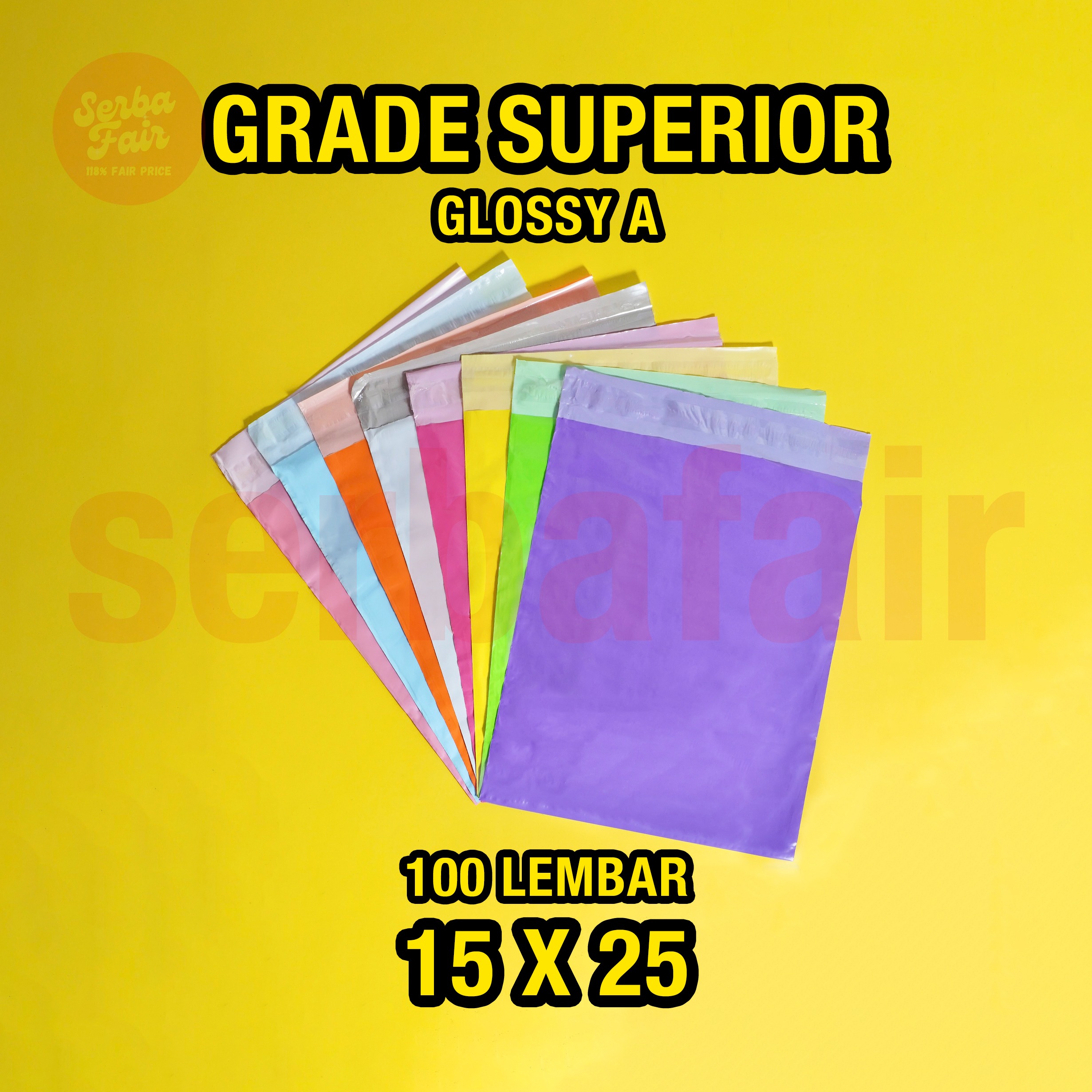 POLYMAILER COLOR SF GRADE A / POLYMAILER WARNA / 100% QUALITY