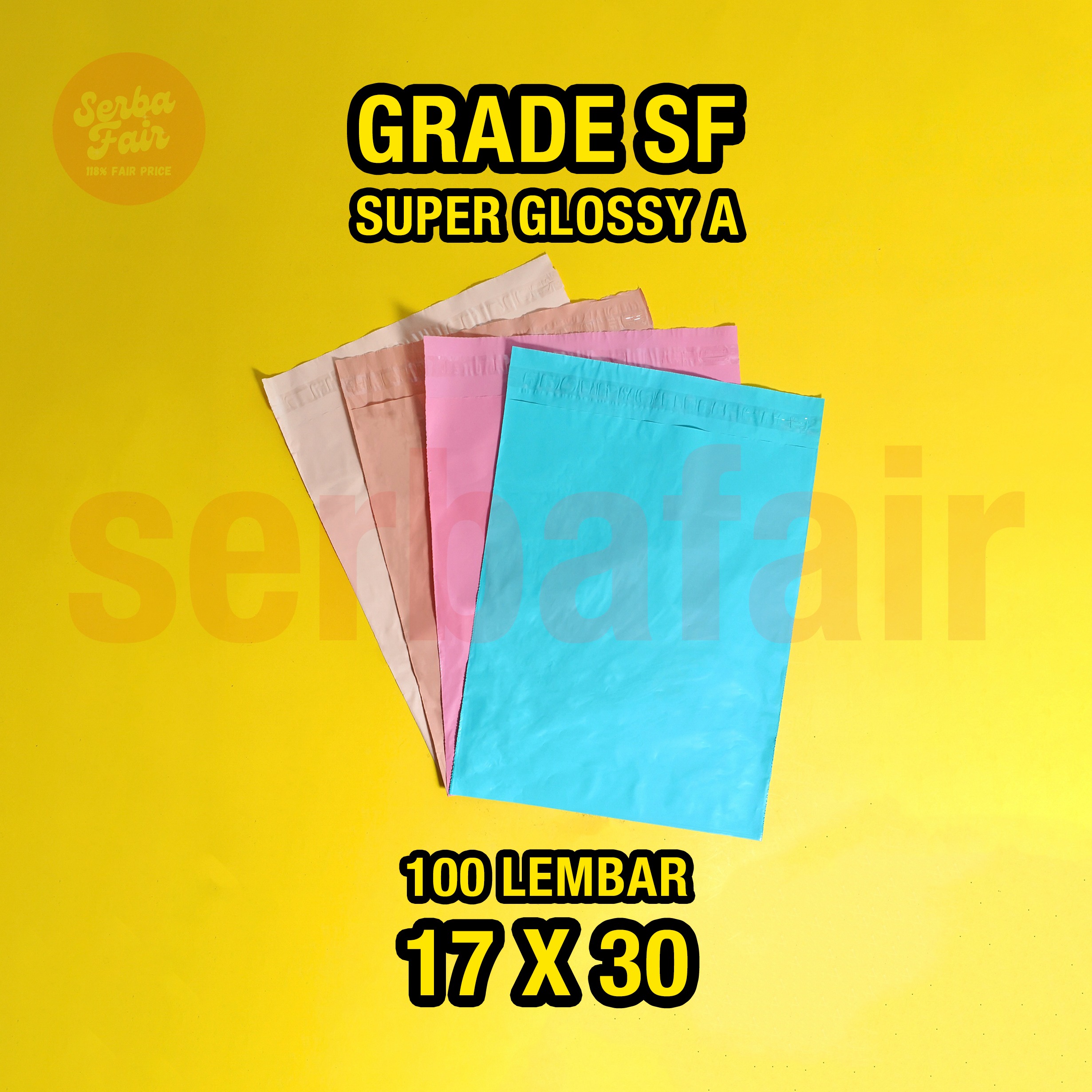 POLYMAILER COLOR SF GRADE A / POLYMAILER WARNA / 100% QUALITY