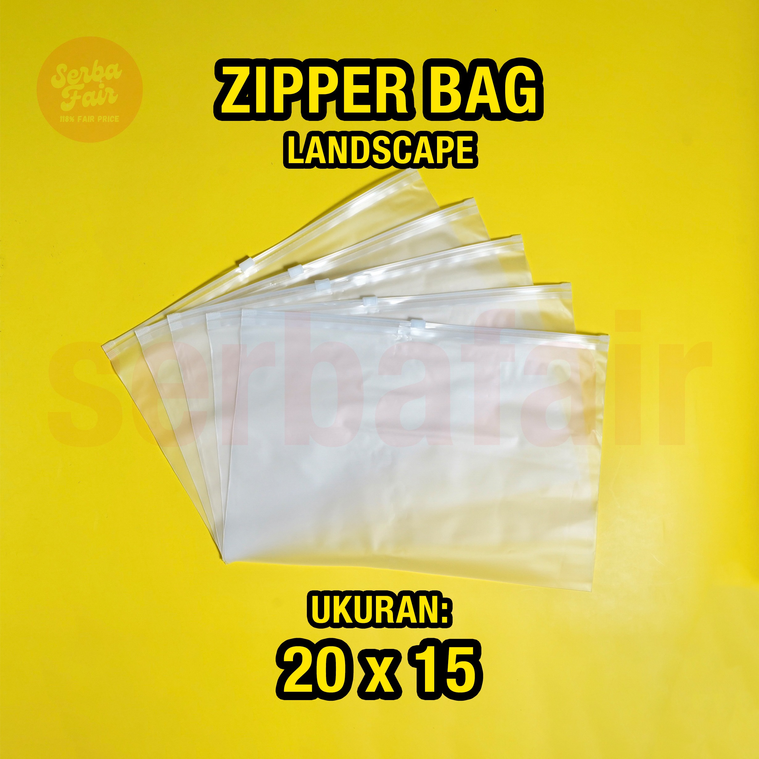 Zipper Bag / POTRAIT / LANDSCAPE / Zipper Storage Bag / Zipper Lock / Zipper Pouch Traveling/ Tempat Penyimpanan Travel Serbaguna ALL VARIANT