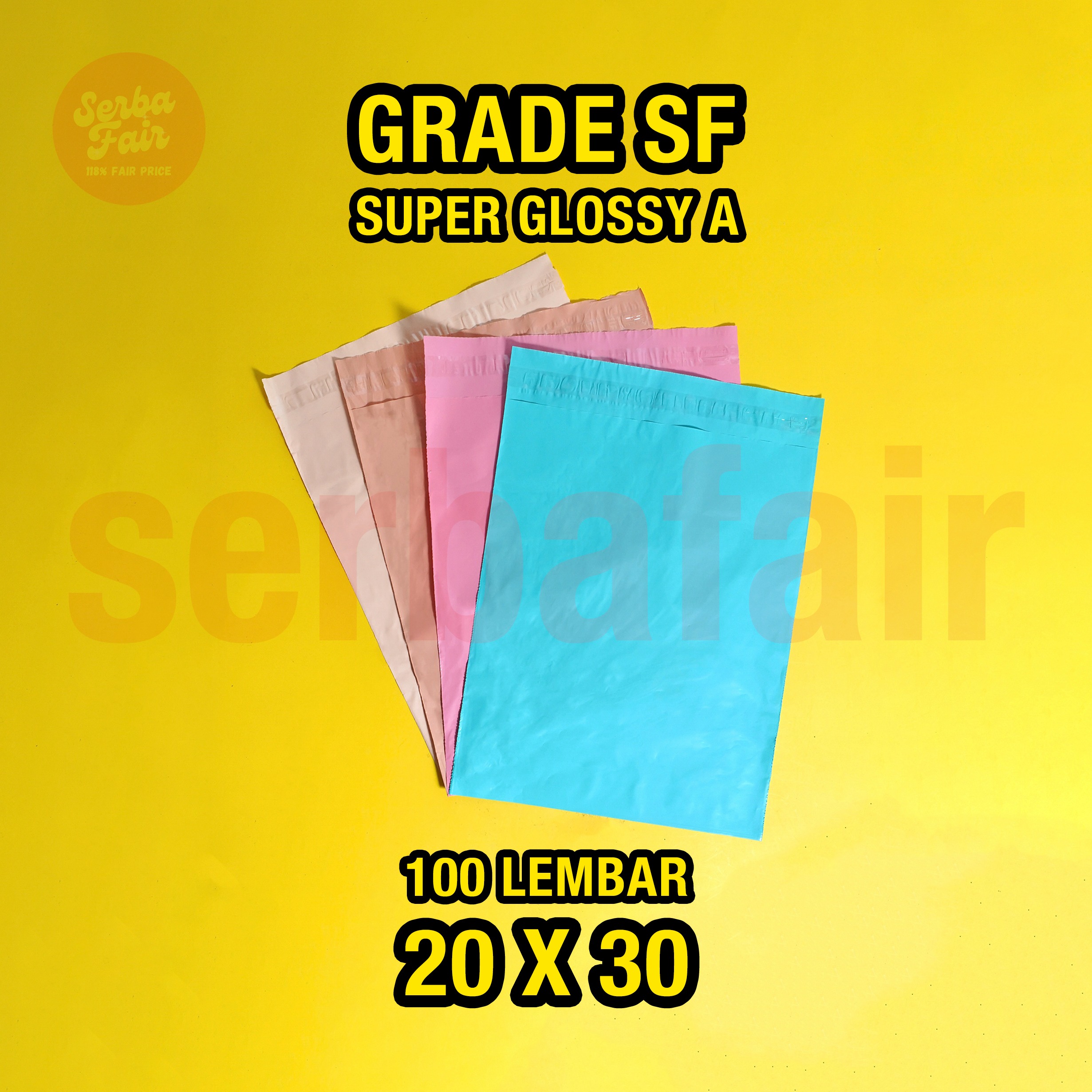 POLYMAILER COLOR SF GRADE A / POLYMAILER WARNA / 100% QUALITY