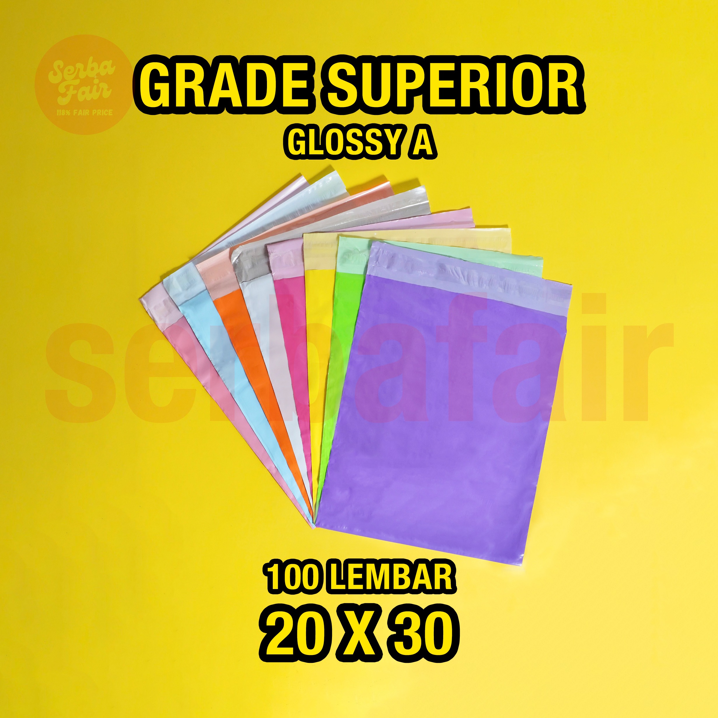 POLYMAILER COLOR SF GRADE A / POLYMAILER WARNA / 100% QUALITY