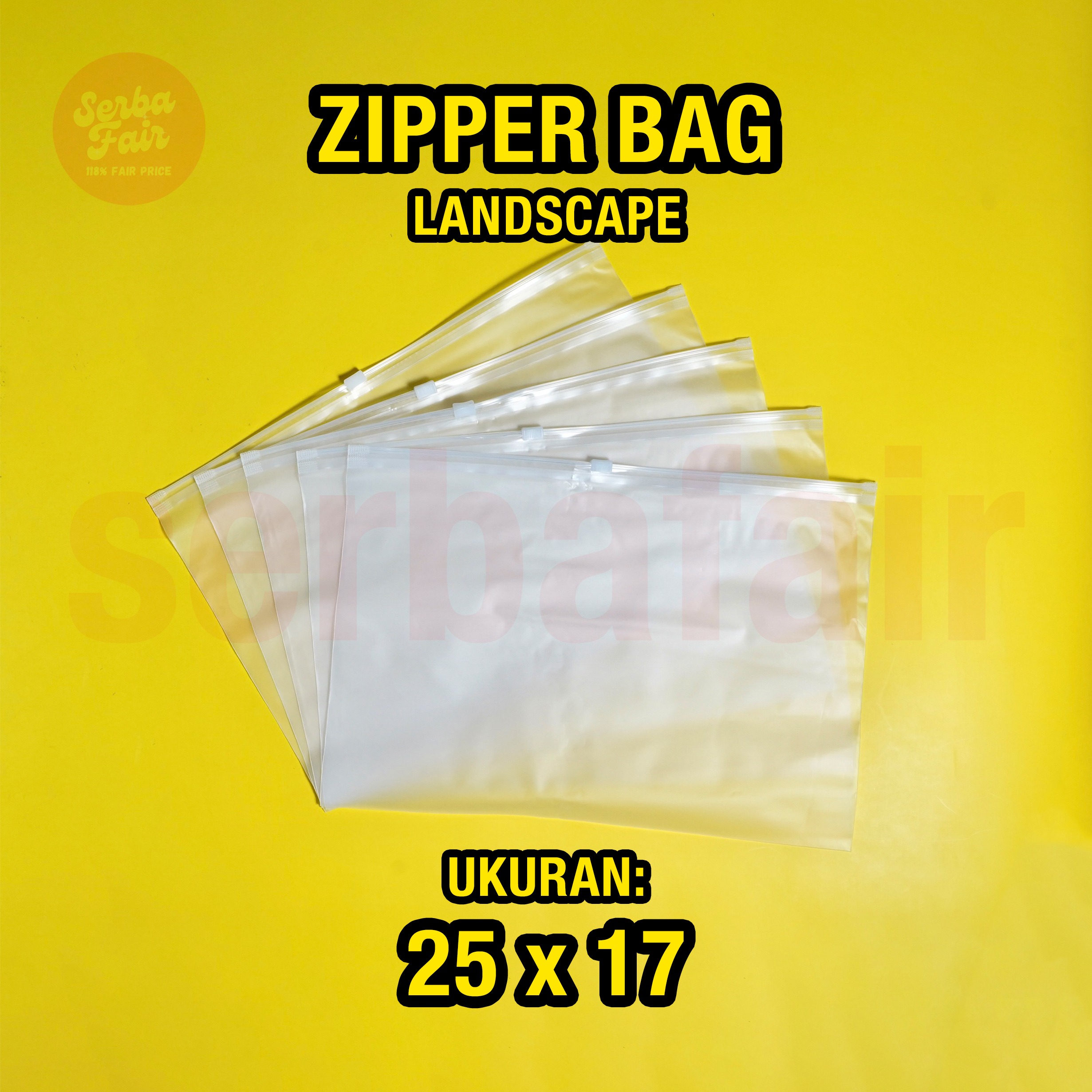 Zipper Bag / POTRAIT / LANDSCAPE / Zipper Storage Bag / Zipper Lock / Zipper Pouch Traveling/ Tempat Penyimpanan Travel Serbaguna ALL VARIANT
